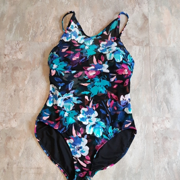 Other - Floral swimsuit 12/14 L